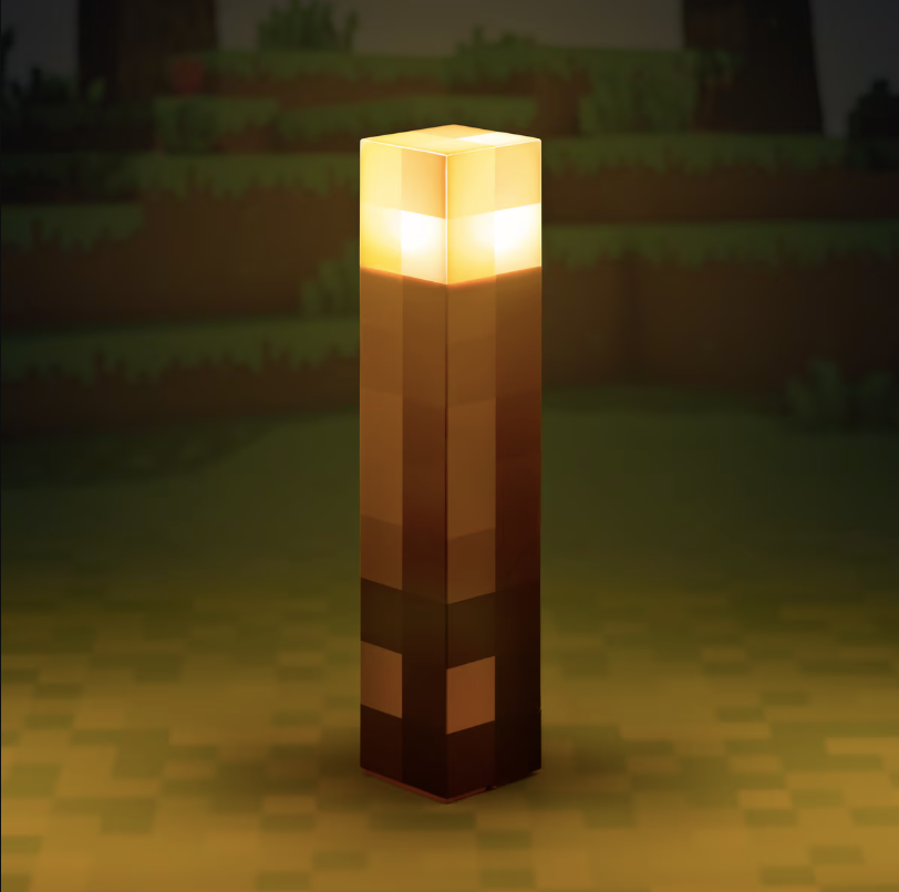 Lampara multicolor para gamers Minecraft