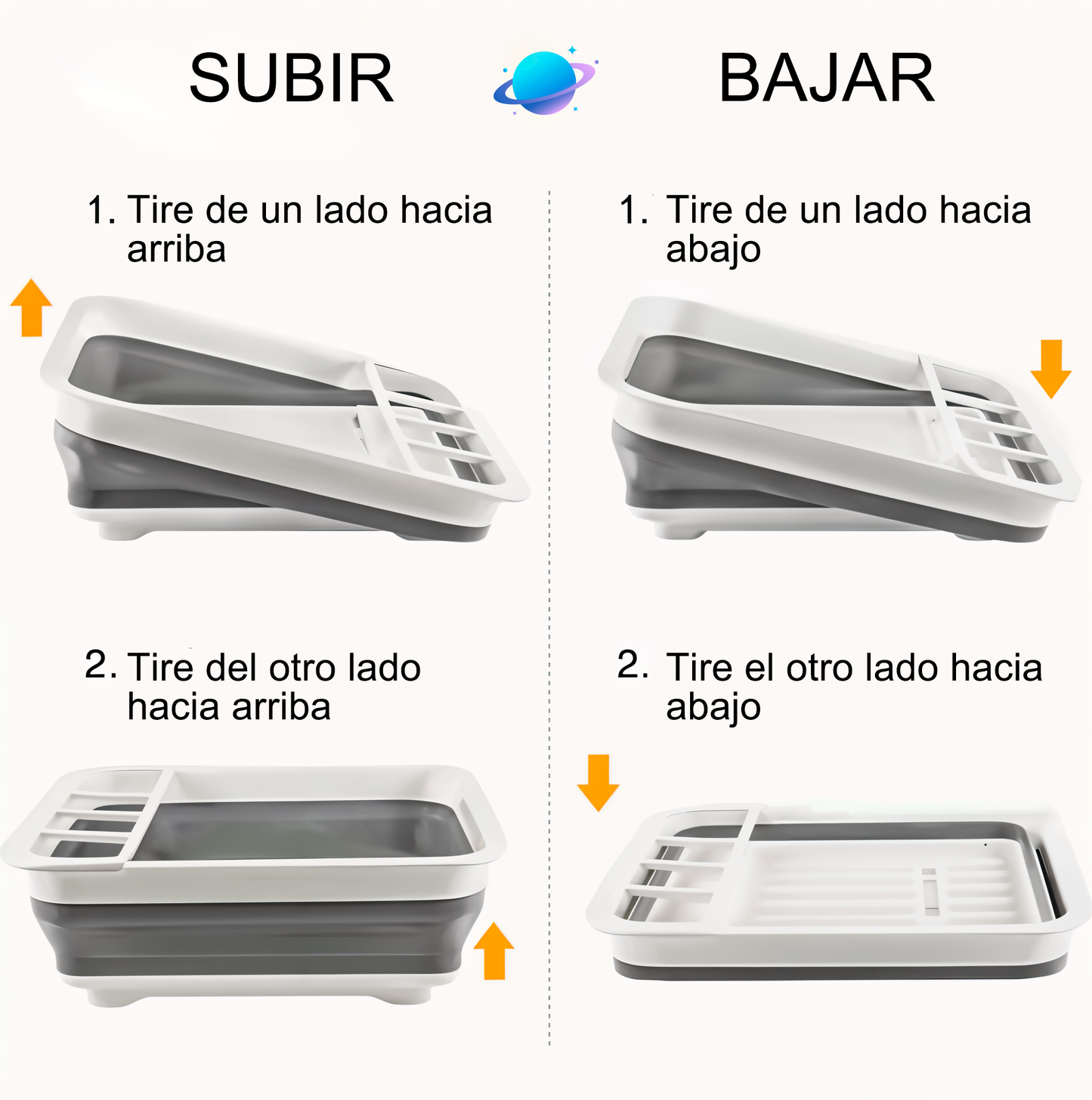 Escurridor  Plegable Para Cocina