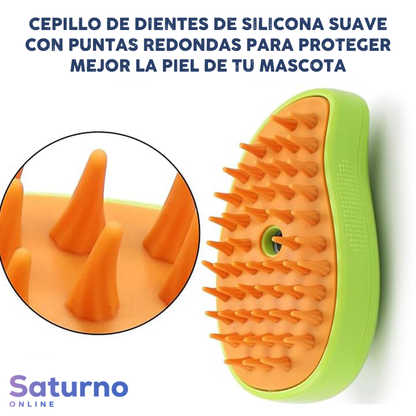 Cepillo Vapor Para mascotas  Quita pelo