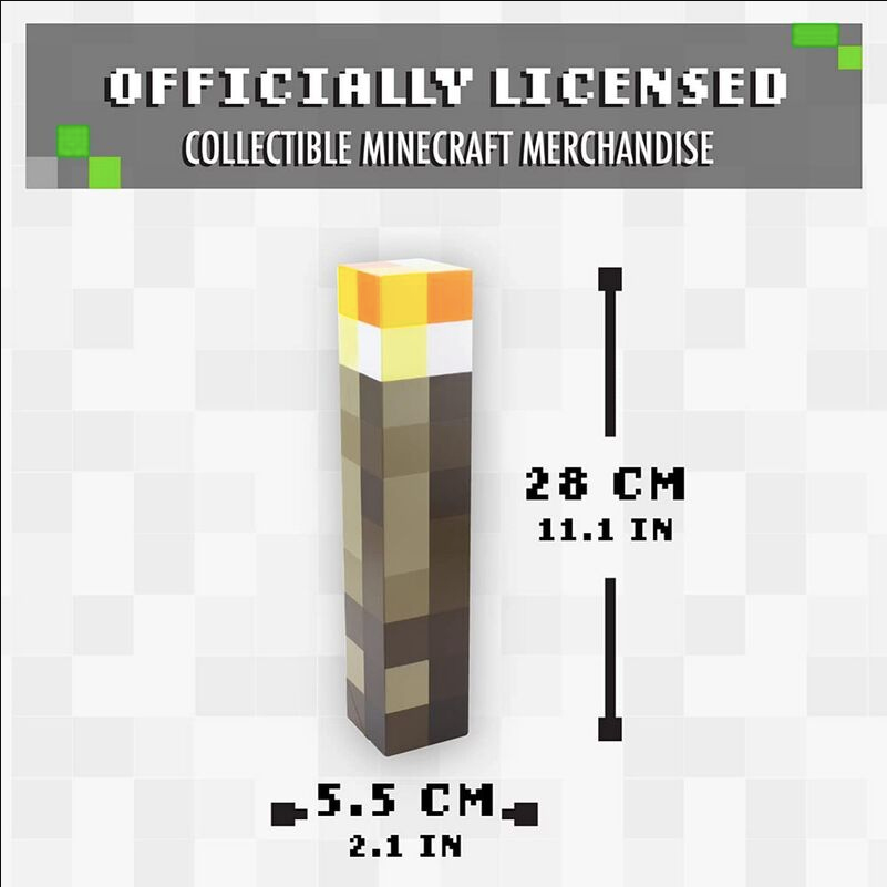 Lampara multicolor para gamers Minecraft